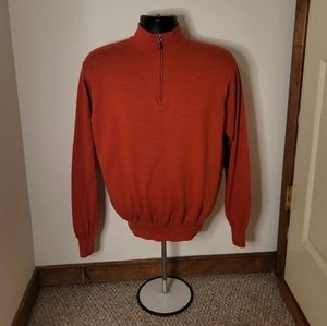 Peter Millar Men's 1/4 Zip Merino Wool Pullover - Size L /M Excellent Condition